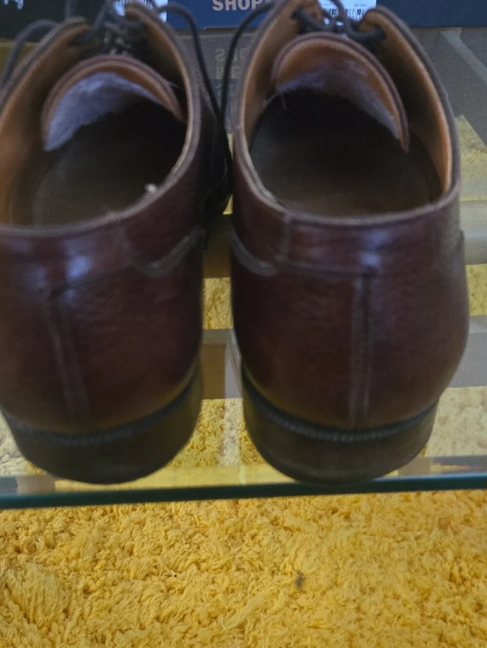 Brooks Brothers Men's Dark Brown Leather Derby Shoes